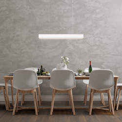 LP-1201/1P M WH Smart Lampa wisząca Mira M biała Tuya LED CCT Light Prestige