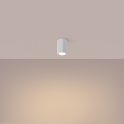 SL.1530 Plafon KARBON 10 biały lampa natynkowa SOLLUX