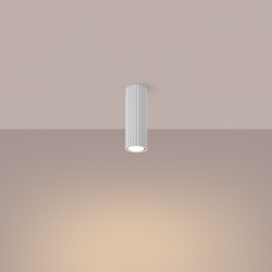 SL.1531  Plafon KARBON 20 biały SOLLUX LAMPA NATYNKOWA