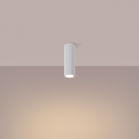 SL.1531  Plafon KARBON 20 biały SOLLUX LAMPA NATYNKOWA