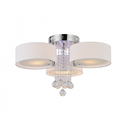 LP-991/3C WH Plafon Gambela biały 3xE27 LED LIGHT PRESTIGE