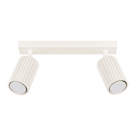 SL.1599 Plafon KARBON 2 beżowy LAMPA REFLEKTORY SPOTY SOLLUX