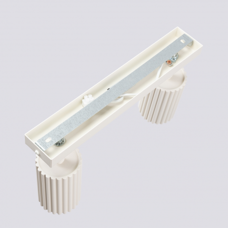 SL.1599 Plafon KARBON 2 beżowy LAMPA REFLEKTORY SPOTY SOLLUX