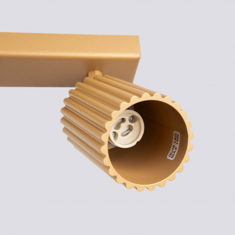 SL.1566 Plafon KARBON 6L złoty  REFLEKTORY SPOTY LAMPA SOLLUX