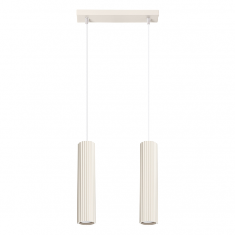 SL.1593 Lampa wisząca KARBON 2 beżowy SOLLUX