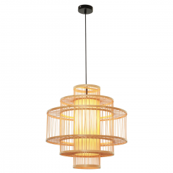 LP-2026/1P  Lampa wisząca Stela rattanowa 1xE27  Light Prestige