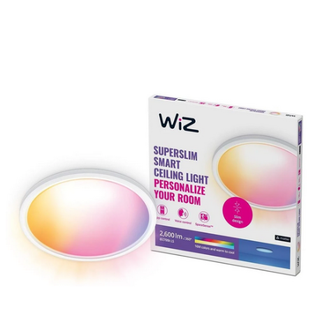 8720169072619 Superslim Ceiling 22 W PLAFON WIZ PHILIPS