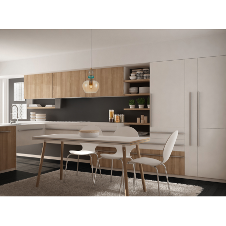 Busco PND-30263-1A-BRO-AMB DEKORACYJNA LAMPA WISZĄCA ITALUX SZKŁO