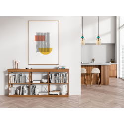 Busco PND-30263-1B-BRO-AMB DEKORACYJNA LAMPA WISZĄCA ITALUX SZKŁO