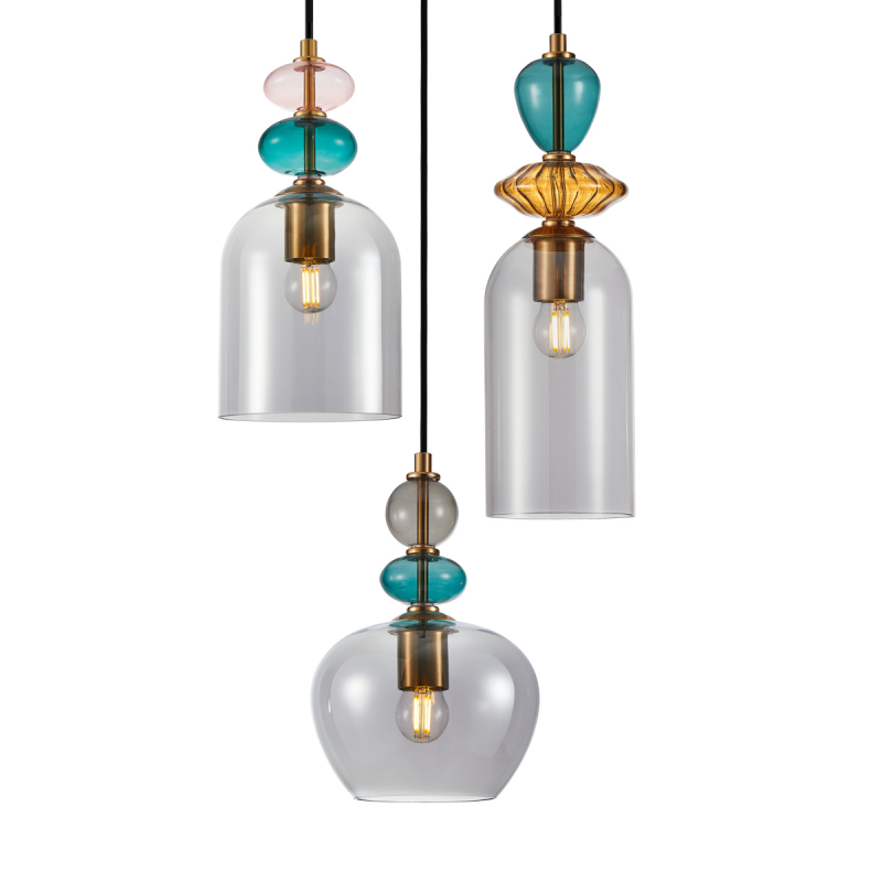 Busco PND-30263-3A-BRO-SG LAMPA WISZĄCA ITALUX SZKŁO