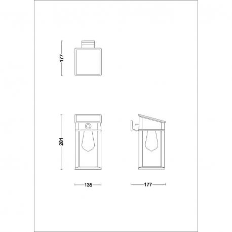 8720169361843  UltraEfficient Solar Kinkiet Geri 3,2 W SOLARNY PHILIPS