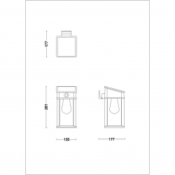 8720169361843  UltraEfficient Solar Kinkiet Geri 3,2 W SOLARNY PHILIPS