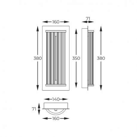 MB3114-1-3GT CALLY KINKIET ZŁOTY/GOLD ZUMA LINE
