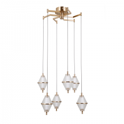 Fuente PND-34395-6-HBR lampa wisząca ITALUX