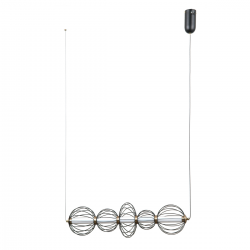 RABEL PND-344221-5-BK lampa wisząca ITALUX