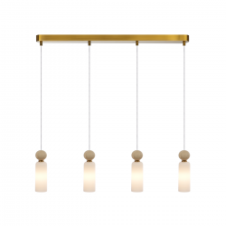 SANTOS PND-95331-4-BRSS lampa wisząca ITALUX