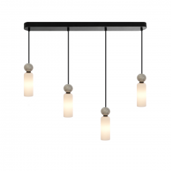 SANTOS PND-95331-4-BK lampa wisząca ITALUX