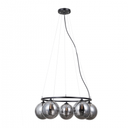 MOLITE PND-1098-5R-BK lampa wisząca ITALUX