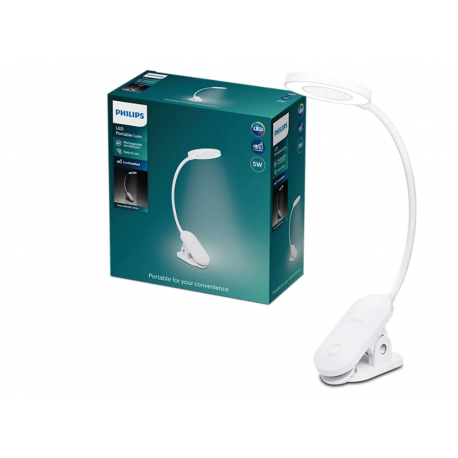 8720169194397 lampka Biurkowa LED 5W 200lm 4000K Biała Forys Philips