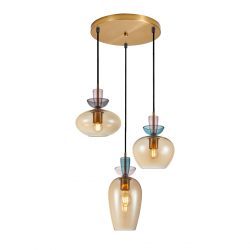 FANDA PND-31882-3A-GD-AMB lampa wisząca ITALUX