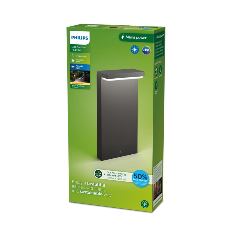 8720169257436 Ultra Efficient Latarnia ogrodowa słupek Bustan 3,8 W PHILIPS