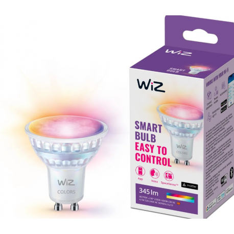 8720169076761 Żarówka LED GU10 PAR16 4,7W 50W 2200-6500K RGB SMART WiFi/Bluetooth WiZ PHILIPS