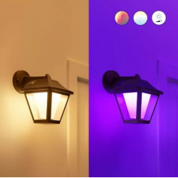 8720169076181 KINKIET OGRODOWY WIZ RGB PHILIPS APLIKACJA