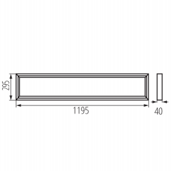 39173 Panel LED natynkowy BLINGO U 34W SR 120NW KANLUX