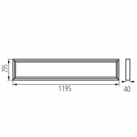 39173 Panel LED natynkowy BLINGO U 34W SR 120NW KANLUX