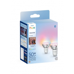 8720169392489 GU10 — Inteligentny reflektor punktowy — 345 lm — 4,7 W — 2 szt PHILIPS HUE Essential