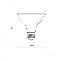 5907178003114 Żarówka do roślin LED PLANTY W 7W E27 1200K biała Kobi Design