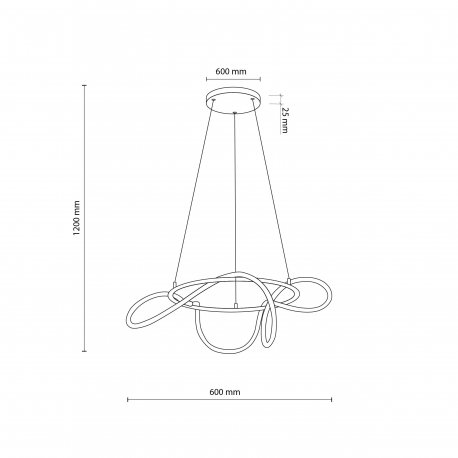 5901780567750 BLATON LAMPA WISZĄCA LED TK LIGHTING