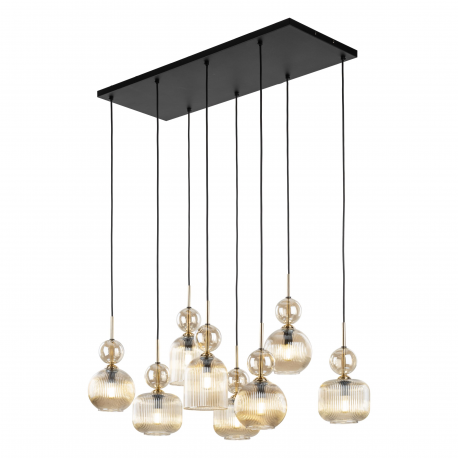 5906135110452 SOPHIA COGNAC LAMPA WISZĄCA 8XE14 TK LIGHTING