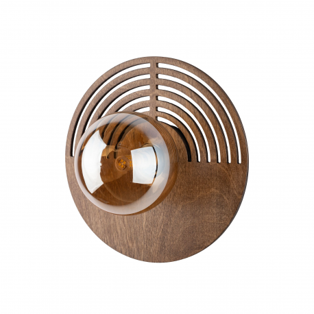 5906135110131 LUNAR WOOD KINKIET 1XG9 250 TK LIGHTING