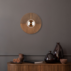 5906135110148 LUNAR WOOD KINKIET 1XG9 300 TK LIGHTING
