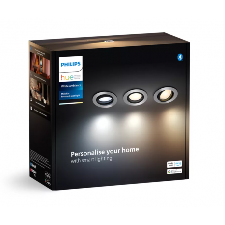 8720169319813 Wbudowane światło punktowe Milliskin (3 szt.) PHILIPS HUE