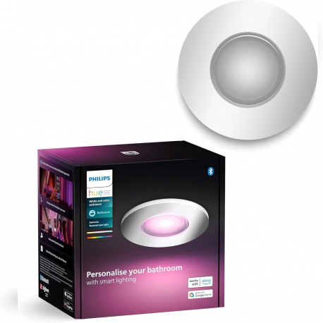 8720169320956 Reflektor łazienkowy wpuszczany Xamento PHILIPS HUE SREBRNY