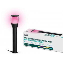 8720169071797 Lampa Ogrodowa Zewnętrzna LED SŁUPEK 50cm  2700-5000K RGB  Czarna Inteligentna SMART  WiZ