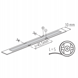 Taśma LED LCOB 14W/M 24 IP00-CW KANLUX 6500K