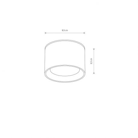 10483 Lampa punktowa BOL WHITE NOWODVORSKI BIAŁA