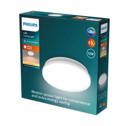 8720169295988 Lampa sufitowa 12 W PLAFON PHILIPS z czujnikiem 12W 27K W HV Sensor PHILIPS