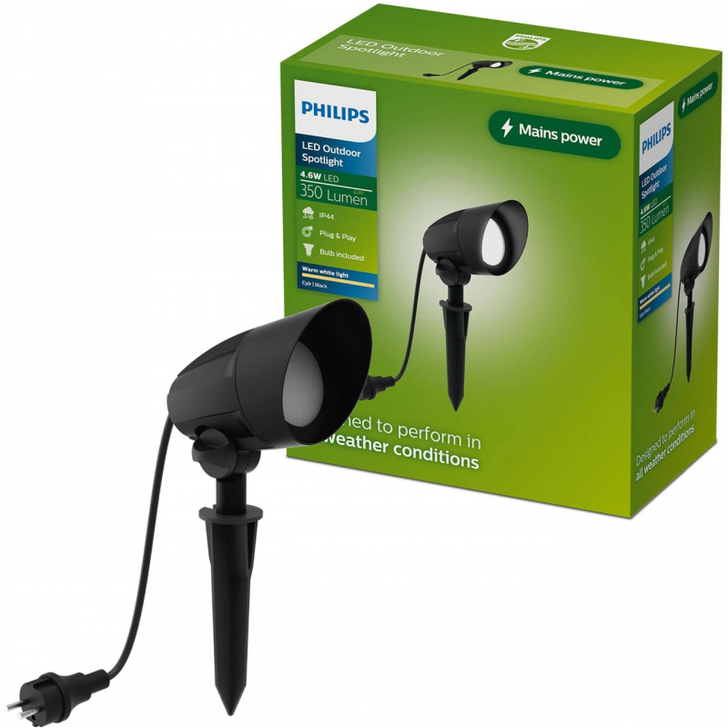 Reflektor Cylr 4,6 W GU10 Oprawy zewnętrzne 8721103104991PHILIPS GARDEN