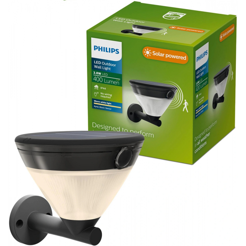 Kinkiet Kyna 3,8 W Zewnętrzne oświetlenie solarne 8721103105592 PHILIPS GARDEN