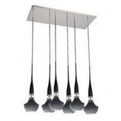 TASOS 6 LAMPA WISZĄCA AZZARDO MD2095A-6BK