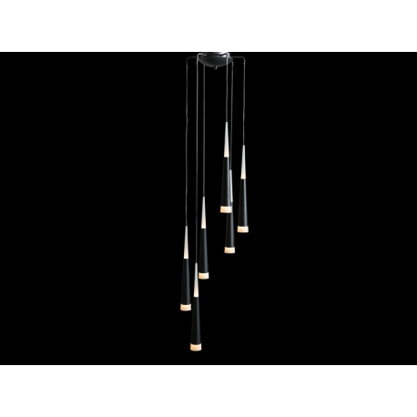 BRINA 6 LED LP9003-6 CHROM LAMPA WISZĄCA AZZARDO