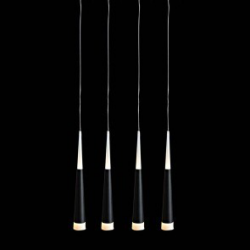 BRINA 4 LED LP9003-4 CHROM LAMPA WISZĄCA AZZARDO