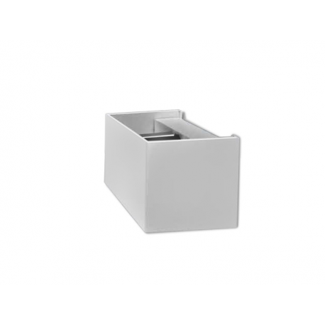 GAMBINO ALU LC8005 LAMPA KINKIET LED AZZARDO ALU