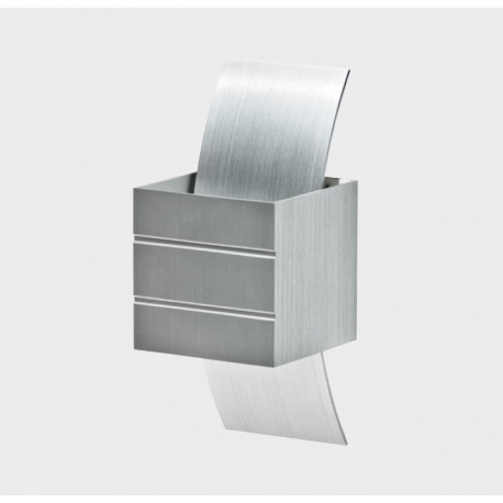 VIDAL ALU GM1104 LAMPA KINKIET AZZARDO ALU