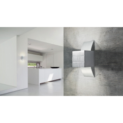 VIDAL ALU GM1104 LAMPA KINKIET AZZARDO ALU