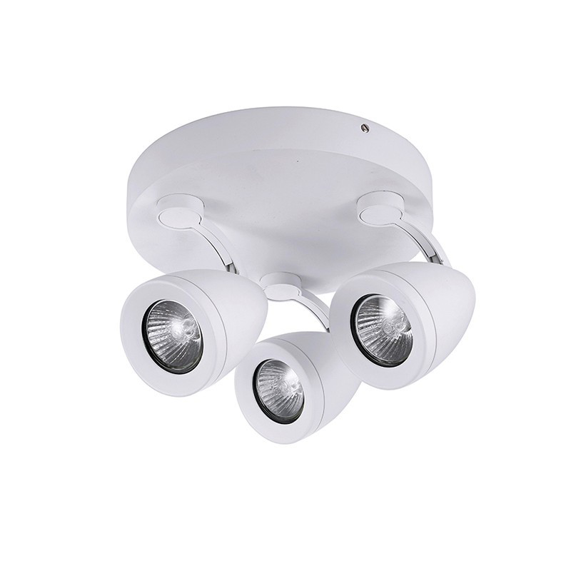 ALBICO 3 WHITE ROUND PLAFON AZZARDO FH31813B4-3R